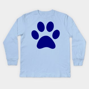 dog paw Kids Long Sleeve T-Shirt